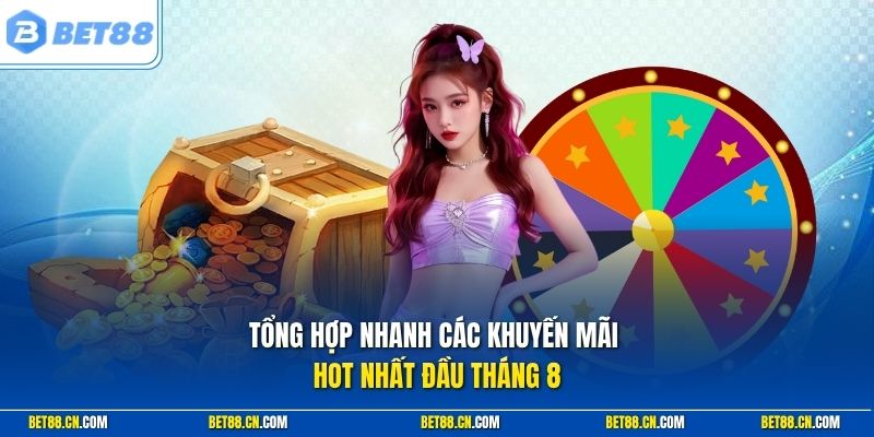 Tổng hợp nhanh các khuyến mãi hot nhất đầu tháng 8